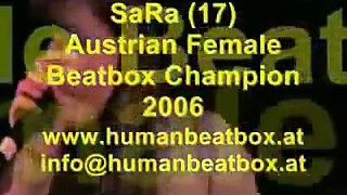 17岁的BeatBox冠军女孩