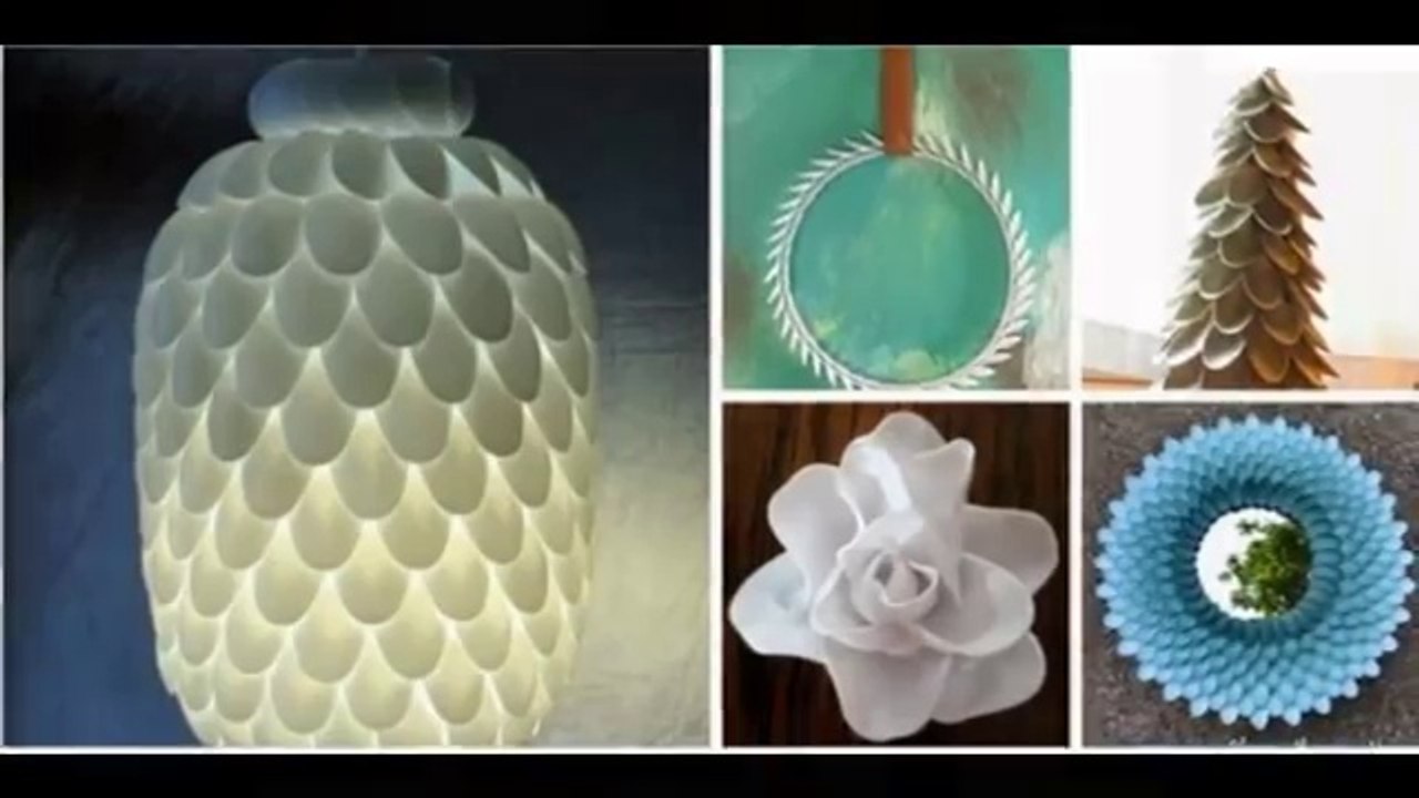 Plastik Kaşıkla Yapılan Harika El Sanatları