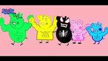 Peppa Pig George Baby  Spider-Man vs  Venom  Pregnant Mummy Pig Family Nursery Rhymes Lyrics  Parody