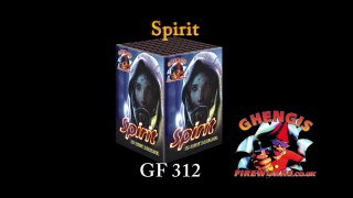 Spirit is a 25 Shot Cat2 Garden Fireworks - Ghengis Fireworks