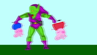 Peppa pig George Crying in Prison kidneping Green Goblin Parody Finger Family