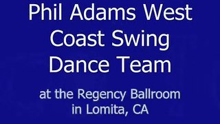 Phil Adams' Dance Team at the Regency Ballroom in Lomita, CA on July 25, 2009