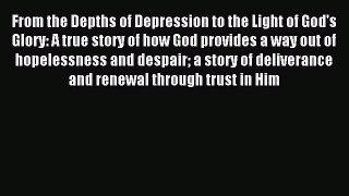 Read From the Depths of Depression to the Light of God's Glory: A true story of how God provides