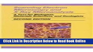 Download Scanning Electron Microscopy and X-Ray Microanalysis: A Text for Biologists, Materials