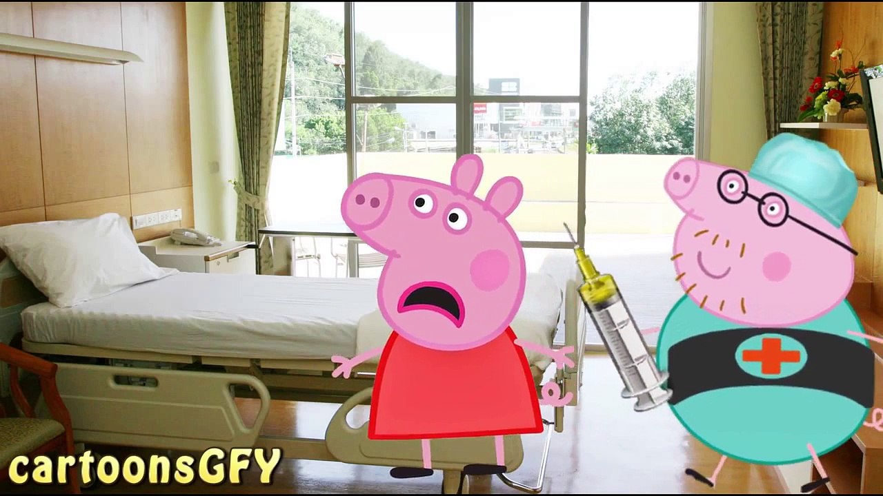 PEPPA PIG Crying  Daddy Pig Doctor heals and gives ICE CREAM