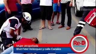Mujer atropellada en Blvd Fidel Velázquez cruce con calle Canales #CdVictoria