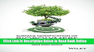 Read Surface Modification of Biopolymers  PDF Free