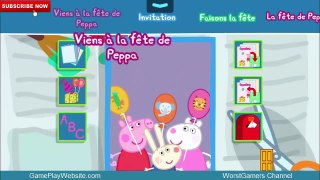 La Fête de Peppa Pig en Français Jeu Invitations Birthday Tags