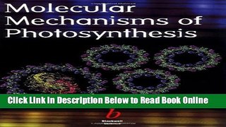 Download Molecular Mechanisms of Photosynthesis  Ebook Free