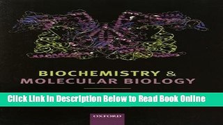 Read Biochemistry and Molecular Biology  Ebook Online