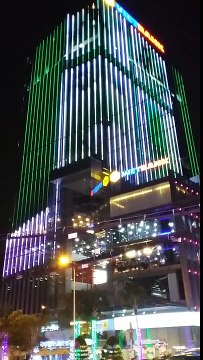Quảng cáo Lào Cai - Trang trí LED tòa nhà, cao ốc thương mại.