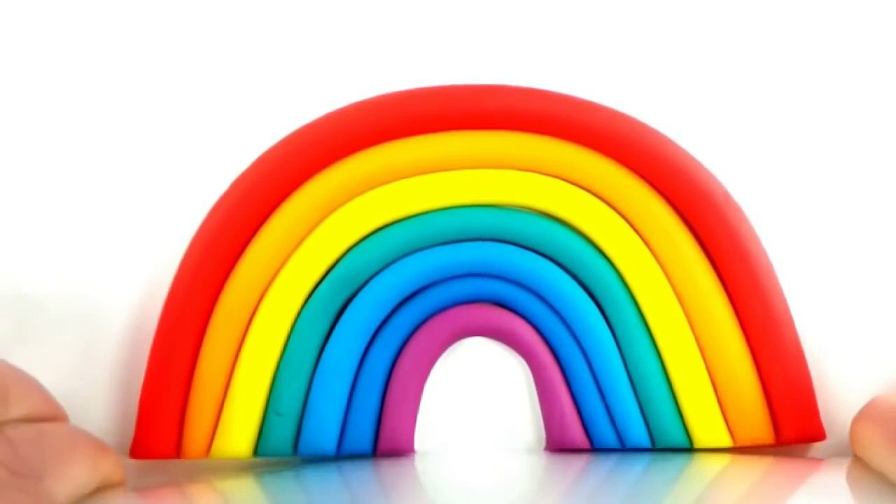Play Doh RAINBOW + KINDER SURPRISE EGGS Arcoiris Plastilina regnbue Солонгийн өнгийн хавтастай