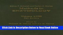 Read Cell Culture, Volume 58 (Methods in Enzymology)  PDF Online