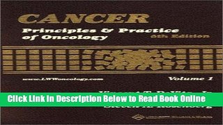 Read Cancer: Principles   Practice of Oncology (2-Vol set   Books with Enclosed Card to Return to