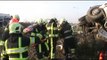 28-09-2011 - Maastricht, Vrachtwagenchauffeur ernstig gewond bij ongeval