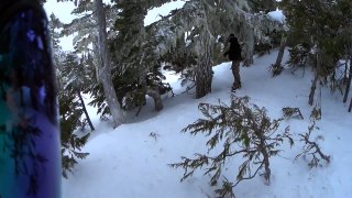 2016-01-17 Edge of the West Bowl, Mount Cain