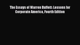 Download The Essays of Warren Buffett: Lessons for Corporate America Fourth Edition PDF Online