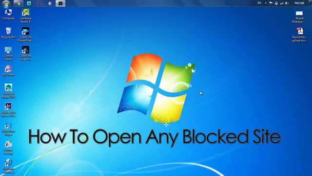 How to open any blocked website-2016