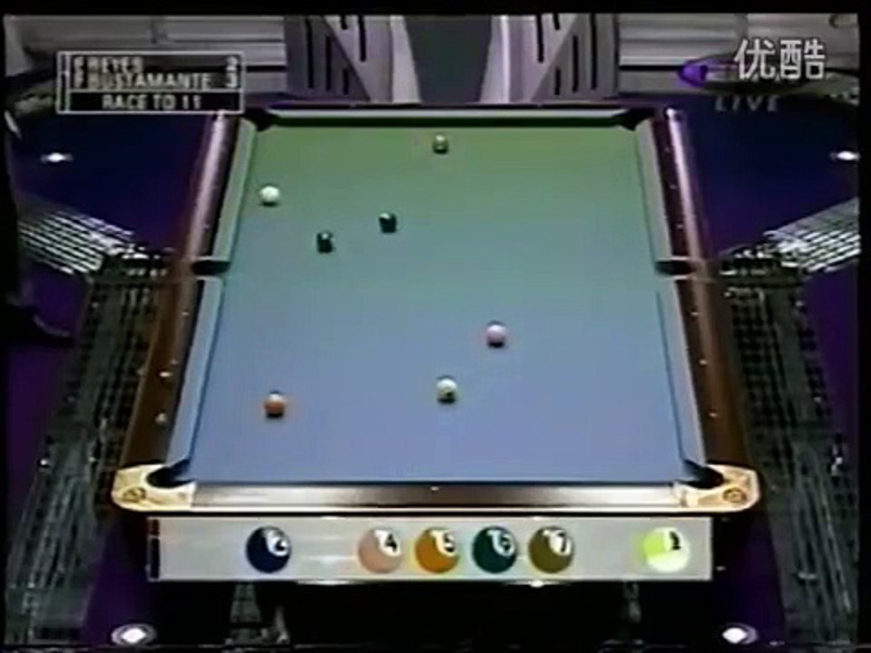 Efren Reyes - Francisco Bustamante. World Pool Championship 1999 Semifinal