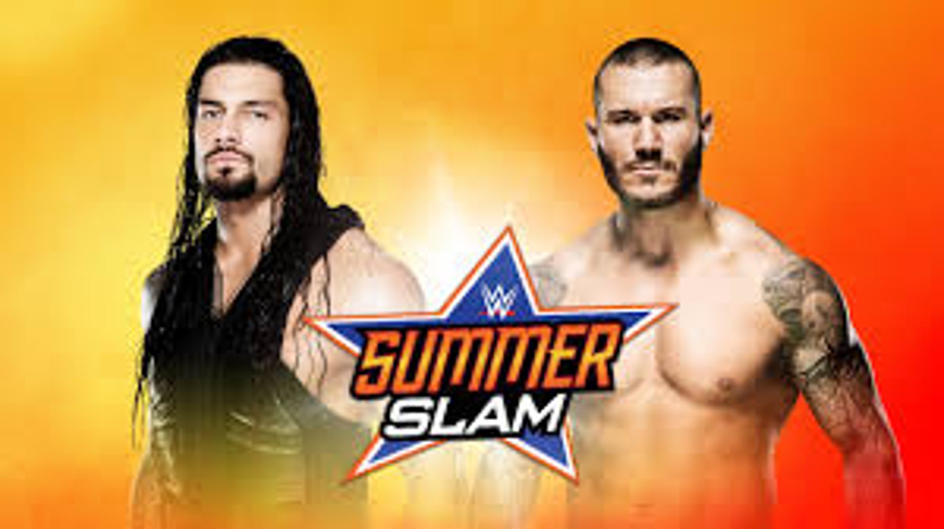 WWE Summerslam 2014: Randy Orton vs Roman Reigns, image size:1928x1080