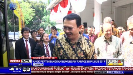 Скачать видео: Pertimbangkan Dukungan Parpol, Ahok Konsultasi dengan Teman Ahok