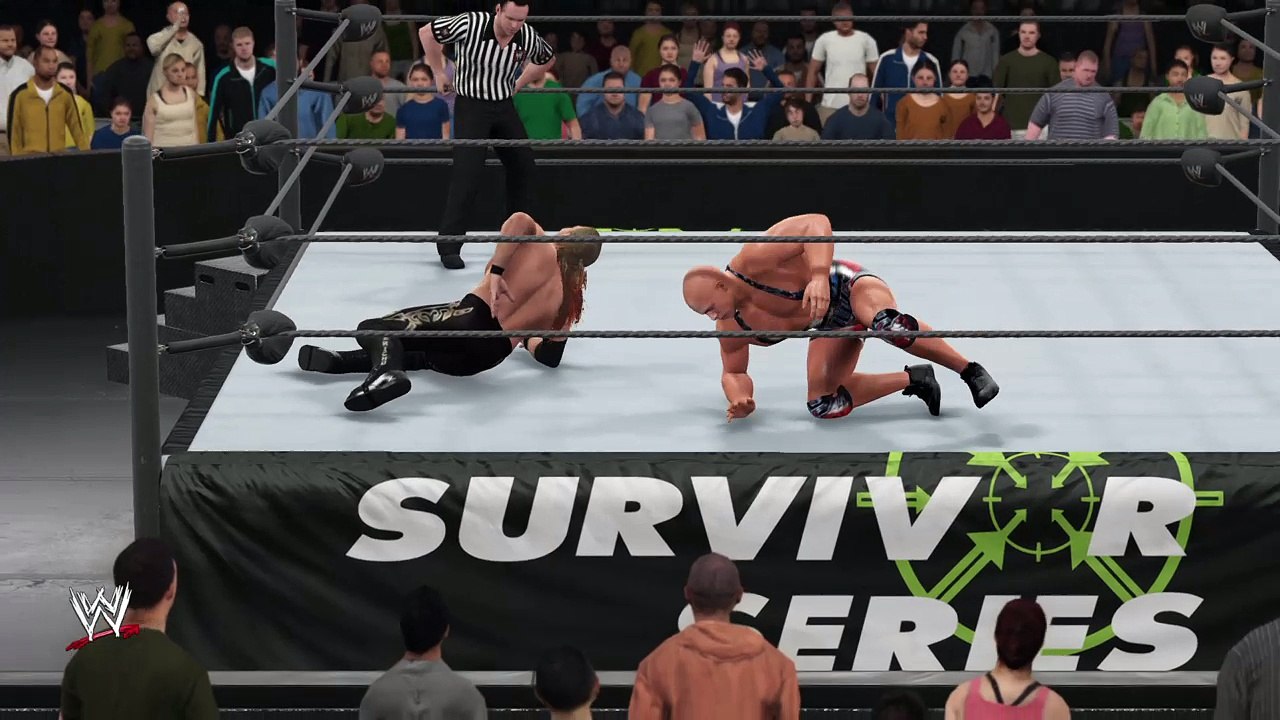 WWE 2K16 kurt angle v Y2J chris jericho