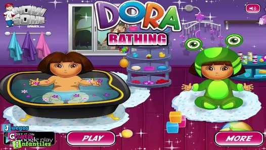 Dora La Exploradora - Dora De Baño - Juegos Gratis Infantiles Online En Español - video dailymotion