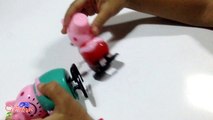 2 peppa pig toys | A boy is playing peppa pig | toy peppa pig for children