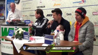 Oberliga BW 19. Spieltag, Pressekonferenz: FV Ravensburg vs. Freiburger FC
