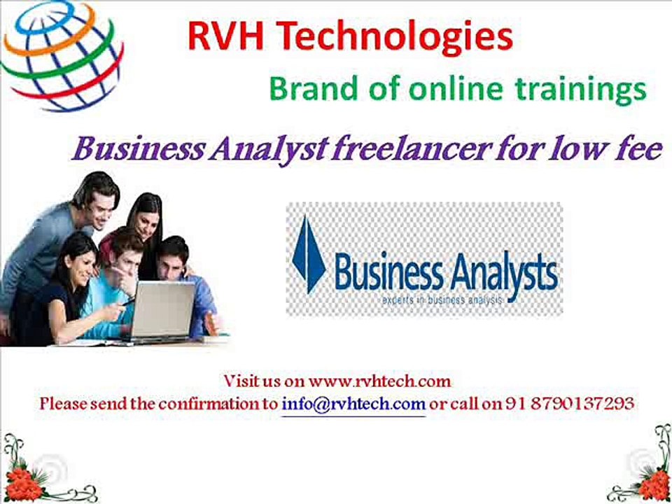 Business Analyst freelancer for low fee cost by RVH Technologies