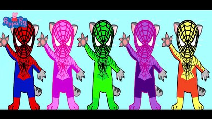 Video herunterladen: Talking Tom Spiderman Finger Family  Nursery Rhymes Lyrics Peppa Pig George Crying kidneping  Parody