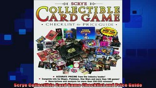 EBOOK ONLINE  Scrye Collectible Card Game Checklist and Price Guide  BOOK ONLINE