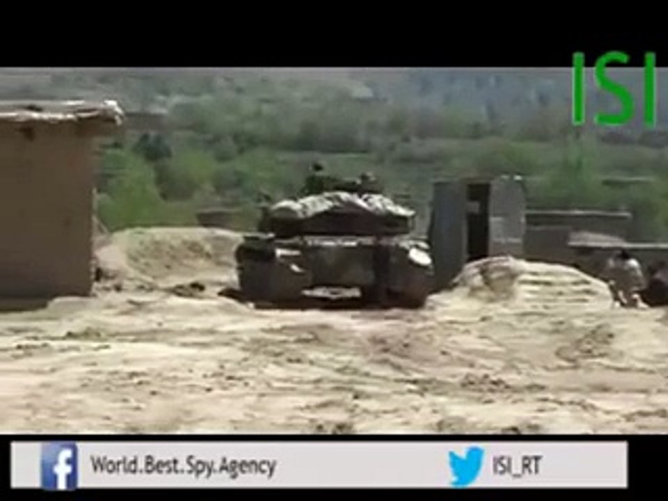 Amazing shot on TTP by Pakistan Army Tank