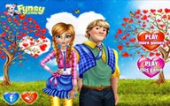 Anna and Kristoff Sweet Kissing - Disney Frozen Game For Girls | Disney games 2016