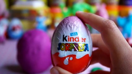 Wow! Kinder sorpresa, Surprise eggs unboxing!Peppa Pig, Ninja Turtles