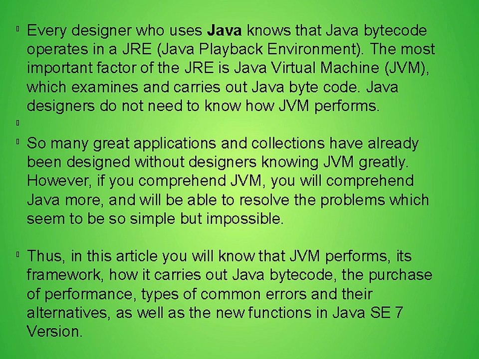 3 Understanding JVM Internal Secrets You Never Knew