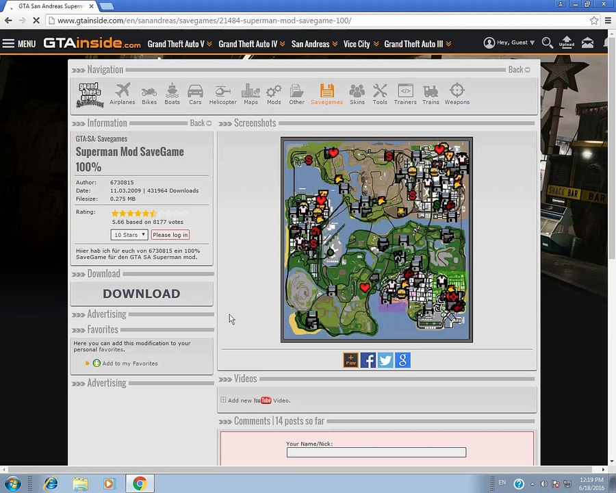 gta san andreas superman mod save game 100 789