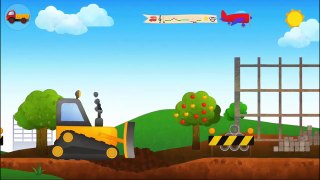 Game Tony the Truck and Construction Vehicles - Bulldozer, excavator