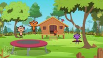 Five Little Monkeys Jumping On The Bed ♫ Kids Songs Nursery Rhymes Animation Part 2