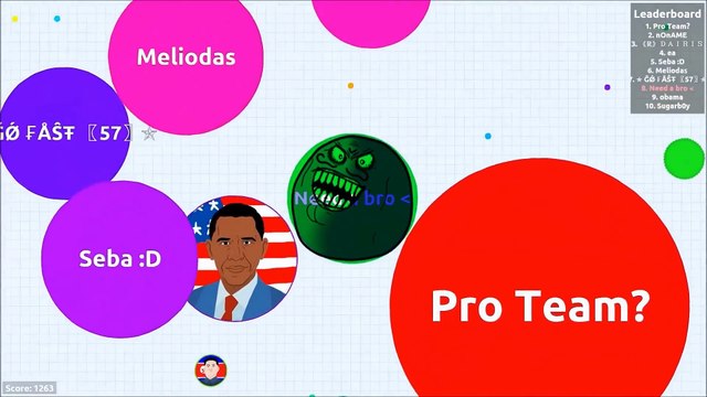 Agar.io - TROLLING TEAMS #3 (Agario Funny Moments)
