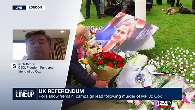 EU Referendum | Nick Grono Close friend of the late British MP Jo Cox