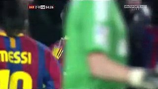 Villa scores 3-0 [FC Barcelona-Real Madrid, 5-0, 29/11/2010]