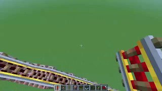 MINECRAFT: building a roller coaster 20 min in 2 min