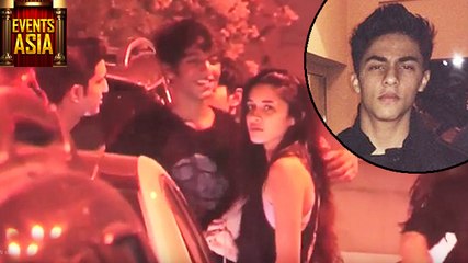 Shahrukh Khan's Son Aryan Spotted Partying With Friends | Events Asia