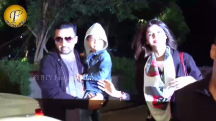 DIVYENDU SHARMA TAMMAN BHATIA & SHILPA WITH FAMILY SPOTTED AT AIRPORT