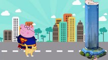 Peppa Pig Superman Finger Family Pepa Pig superman finger family nursery rhymes and more lyrics vide