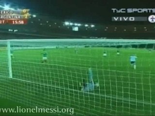 Lionel Messi - Gol a Mexico