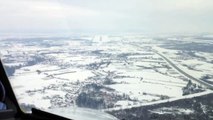 Fokker 50 landing in Zagreb RWY 23