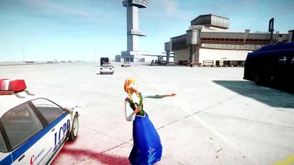 Peppa Pig 2016 | Spiderman COLORS Bus & Frozen Anna - Nursery Rhymes Songs for Children