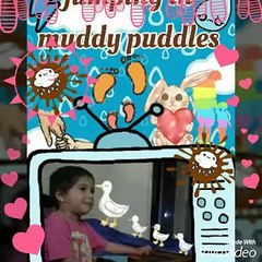 Jumping in muddy puddles